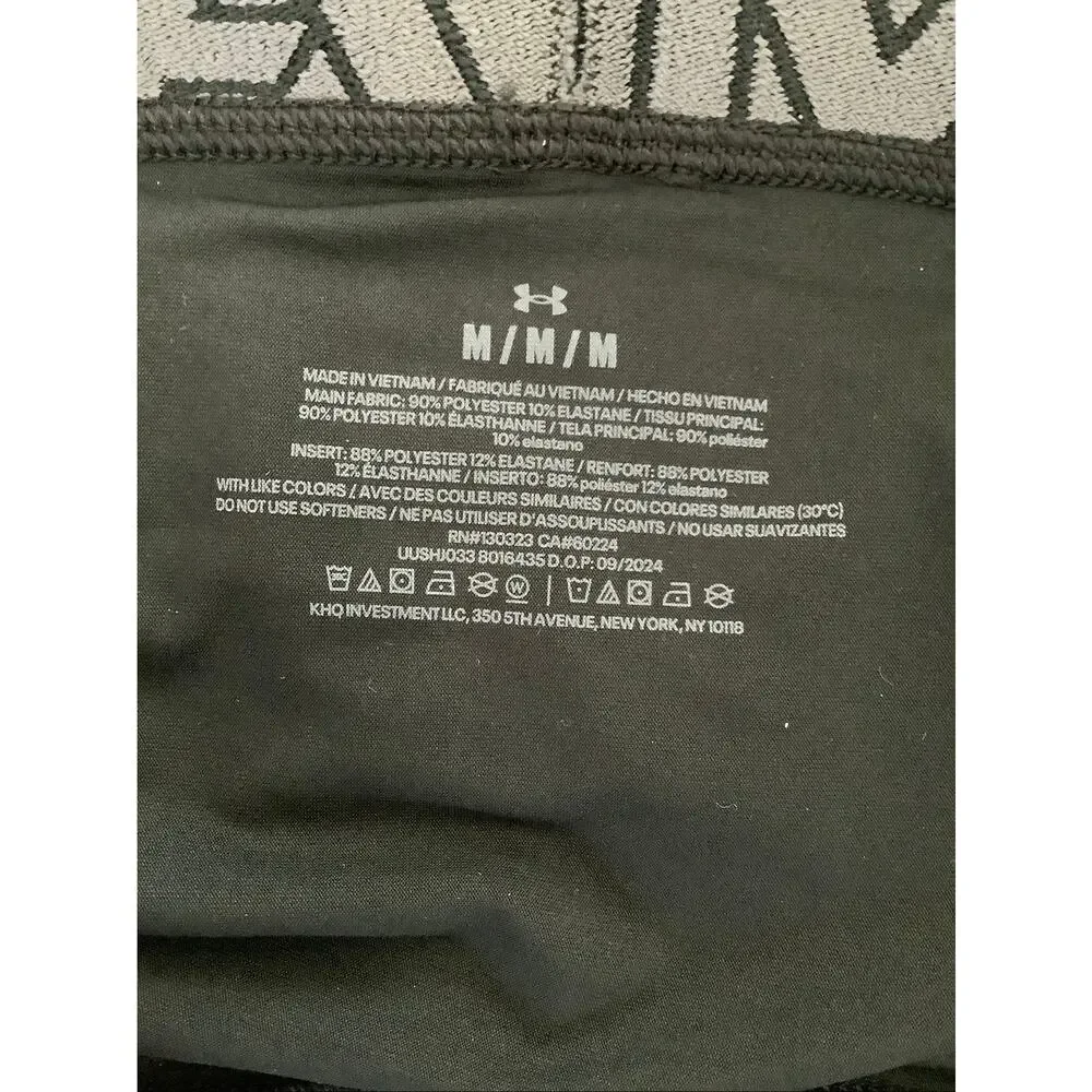 Under Armour Men's Medium Black Performance Tech 3